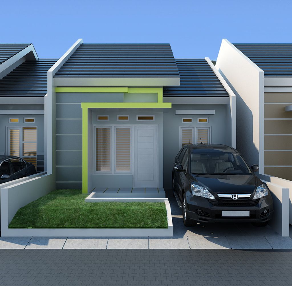 foto tampak rumah tipe 36/60 perumahan PERUMAHAN MUSLIM TASNIM GEKBRONG ASRI