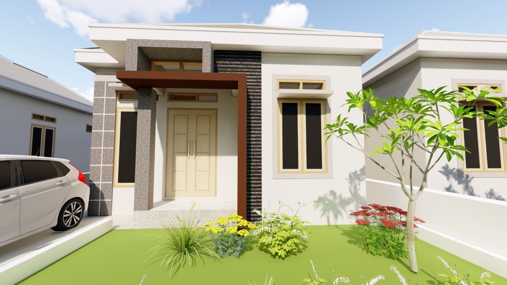 foto tampak rumah tipe 36 perumahan BUMI WAHYU UTAMA 16
