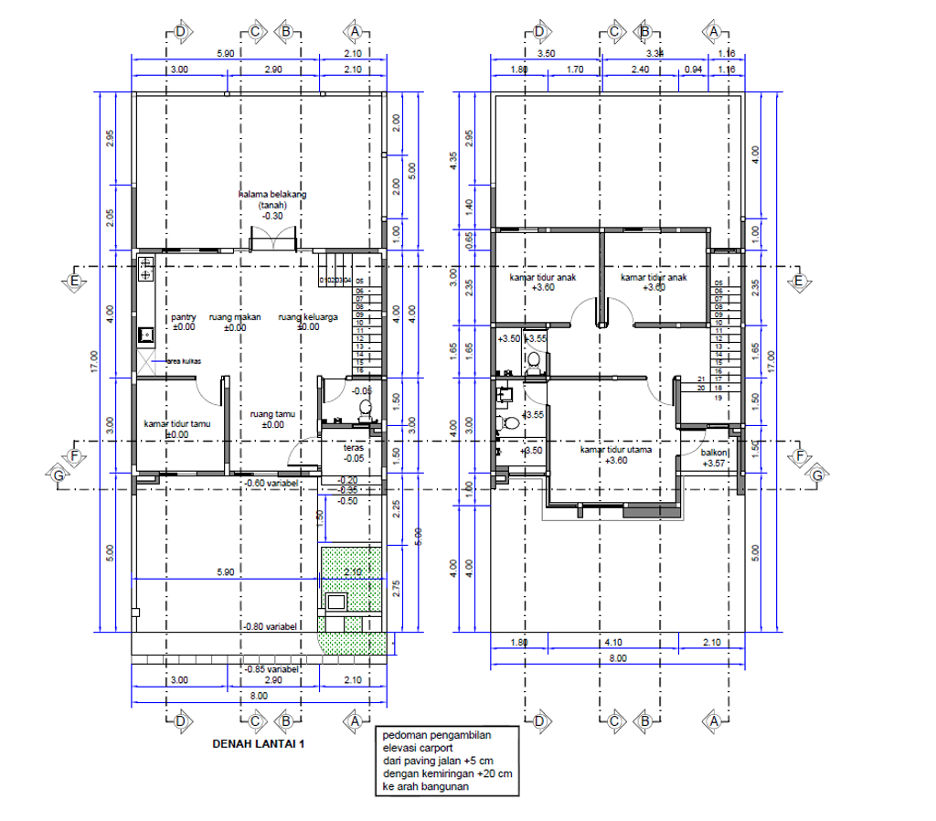 foto denah rumah tipe Sofia 136 perumahan Vasana Residence