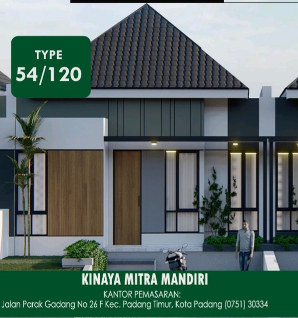foto tampak rumah tipe 54/120 M² perumahan KINAYA HIGHLAND