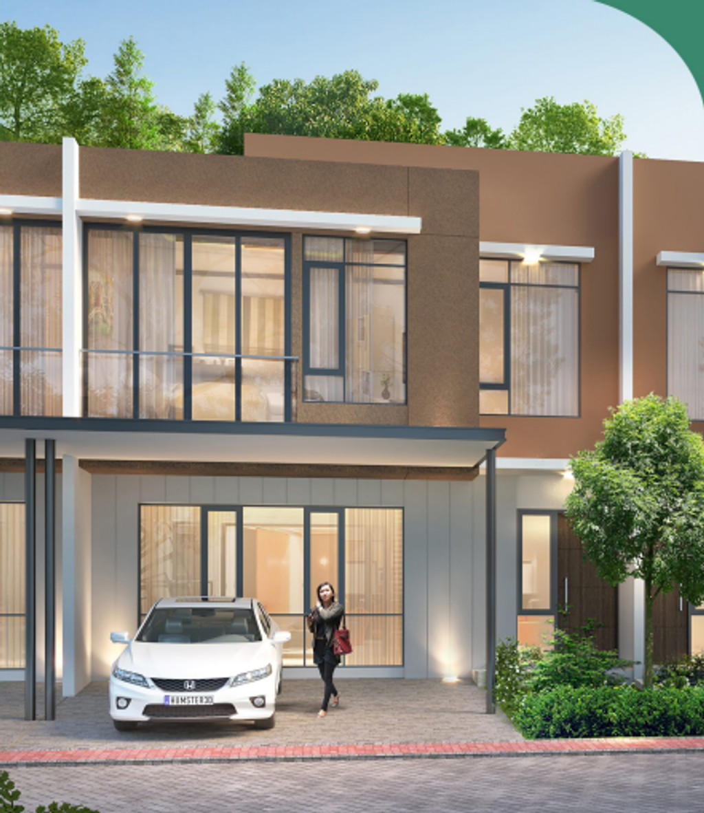 foto tampak rumah tipe NEW SIENNA BADAN perumahan RUMAH MILENIAL NEW