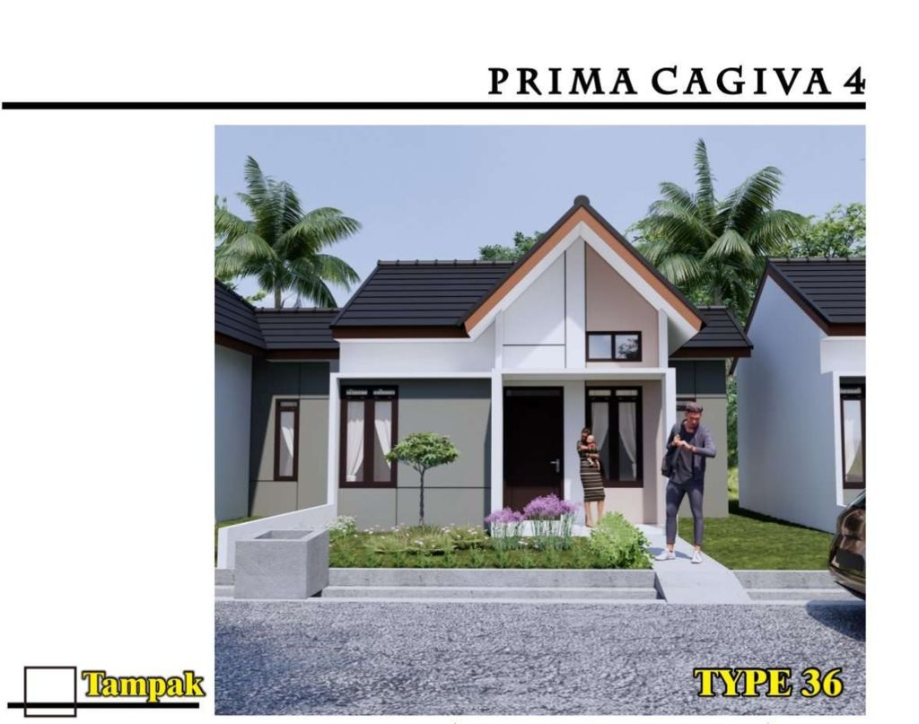 foto tampak rumah tipe 36 SUBSIDI perumahan PRIMA CAGIVA 4