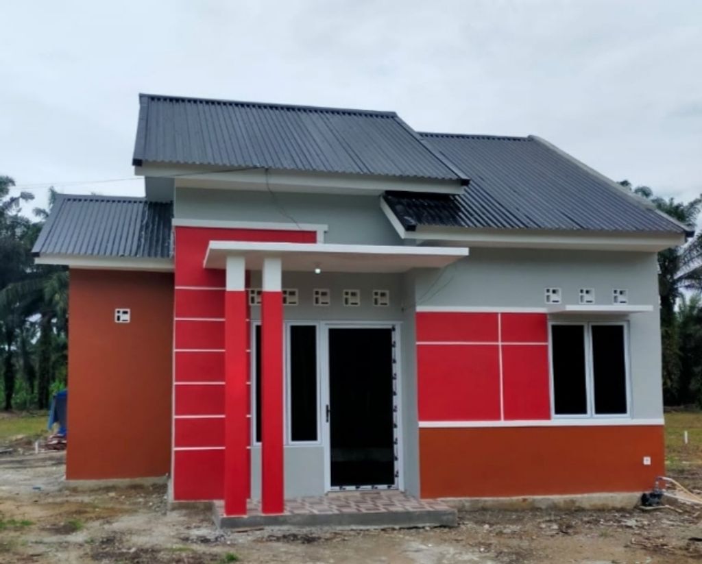 foto tampak rumah tipe 36 perumahan GRIYA KARYA 99