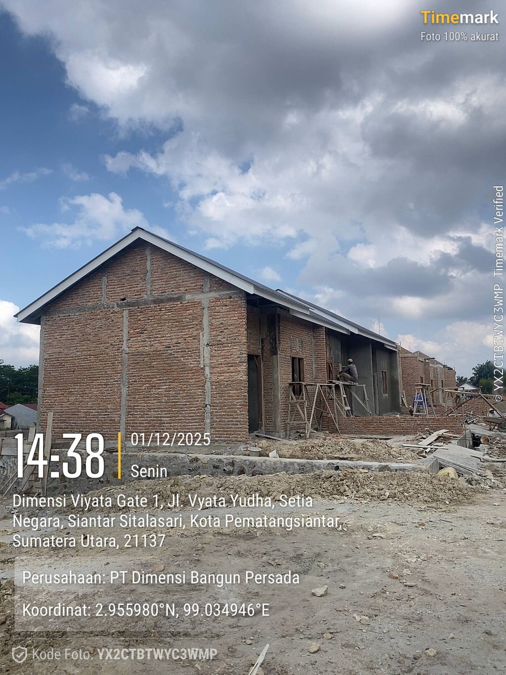 foto posisi tengah perumahan Dimensi Viyata 2