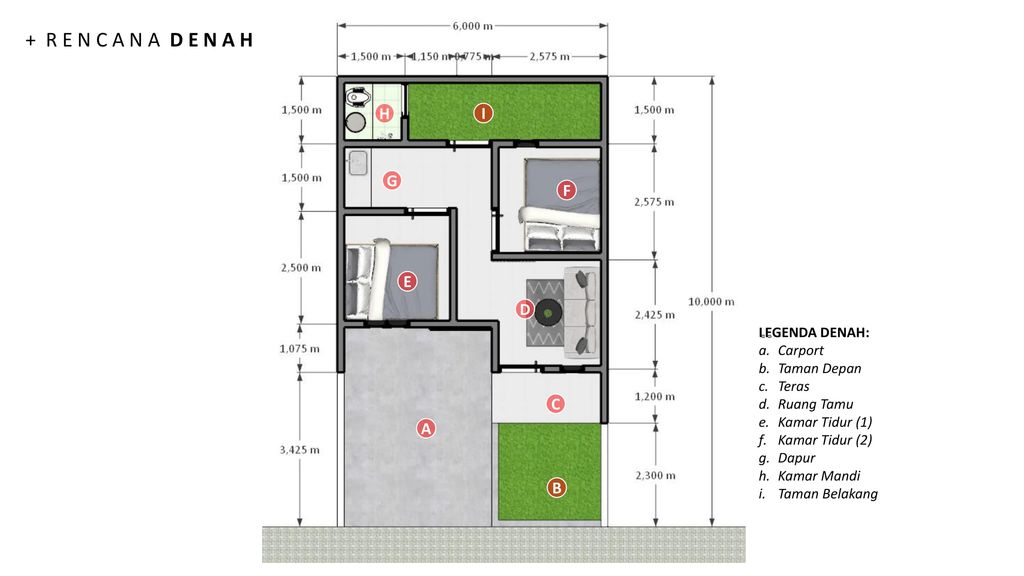 foto denah rumah tipe 30 perumahan MUTIARA KAESA