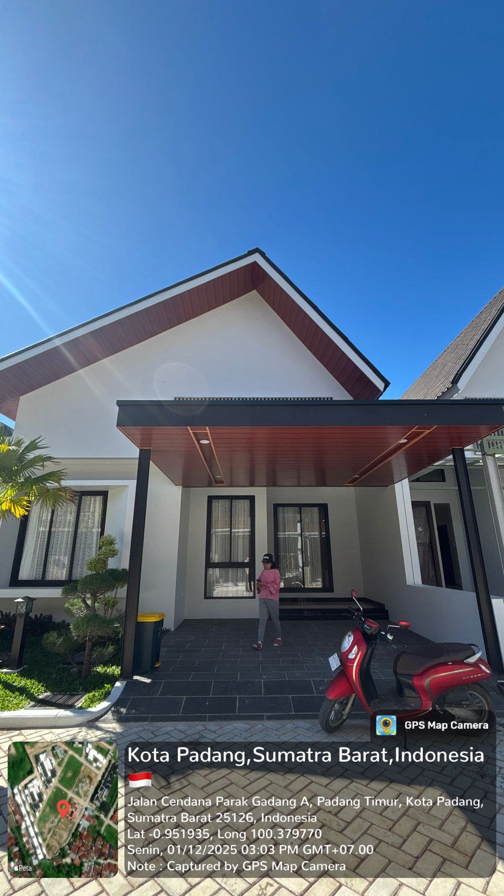 foto tampak rumah tipe 150/150 perumahan GRIYA ASRI KUBU MARAPALAM