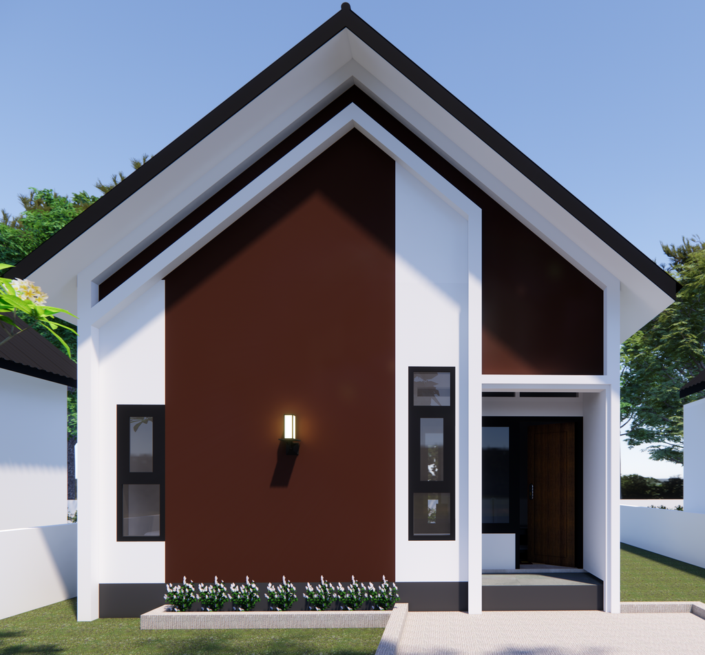 foto tampak rumah tipe 36 perumahan NUGRAHA RESIDENCE 4