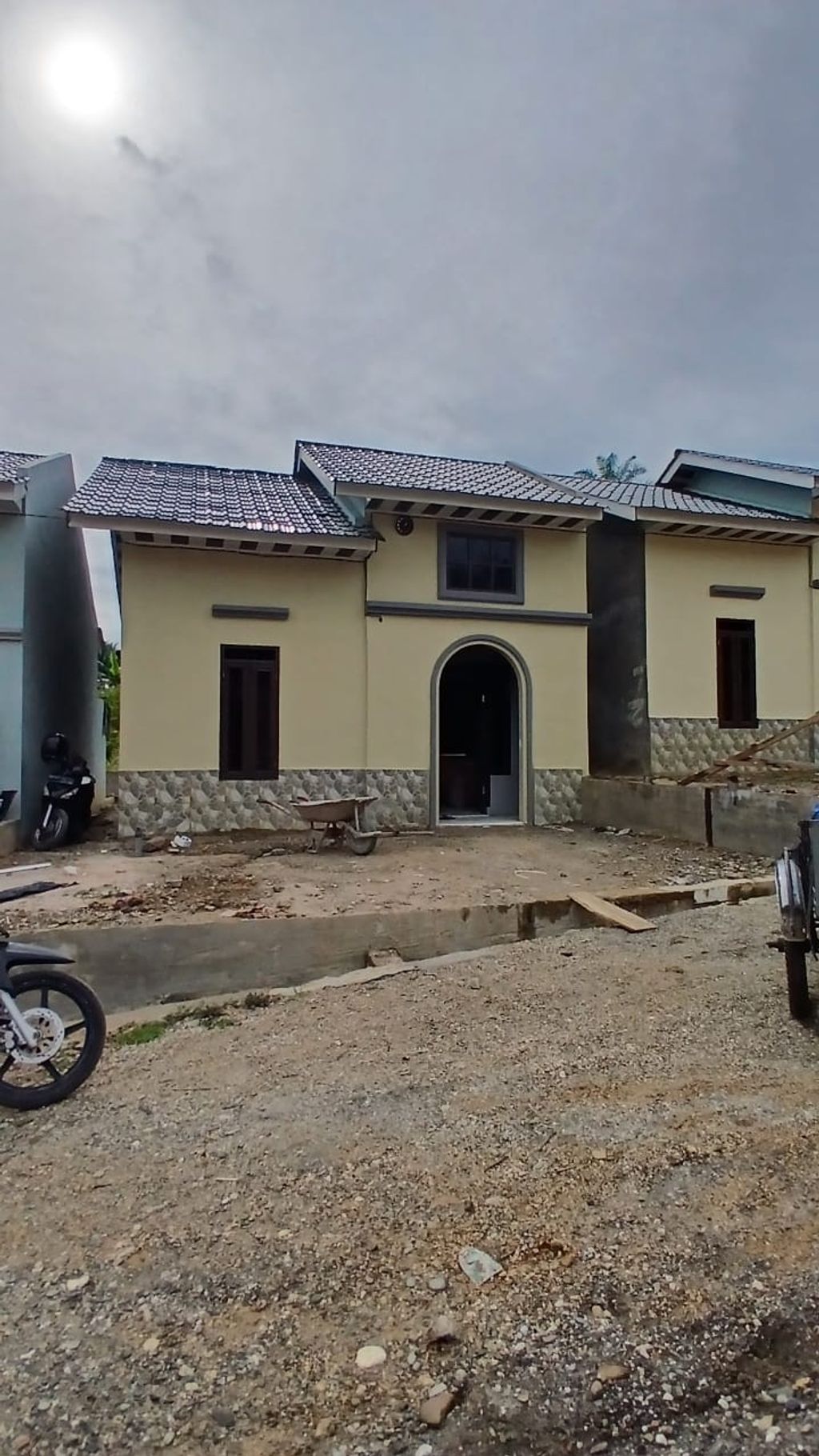 foto tampak rumah tipe 36 perumahan GREEN GARDEN RESIDENCE II