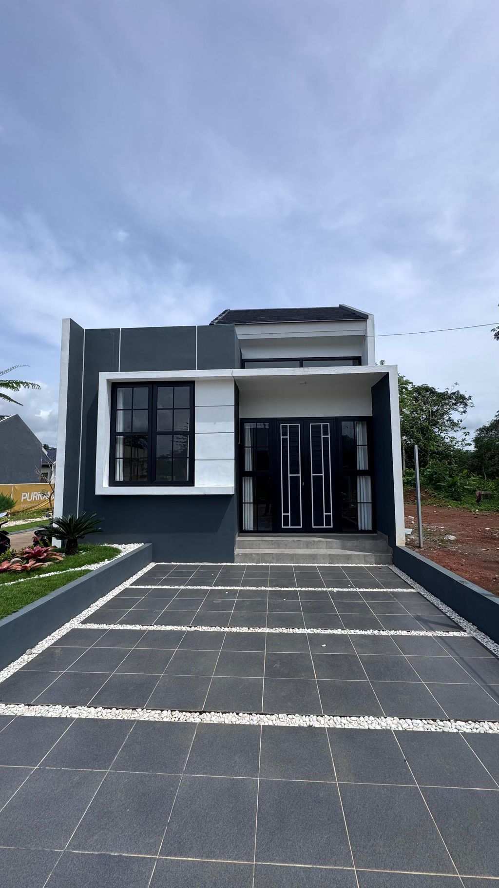 foto tampak rumah tipe 47/84 perumahan PURNAMA RESIDENCE 2