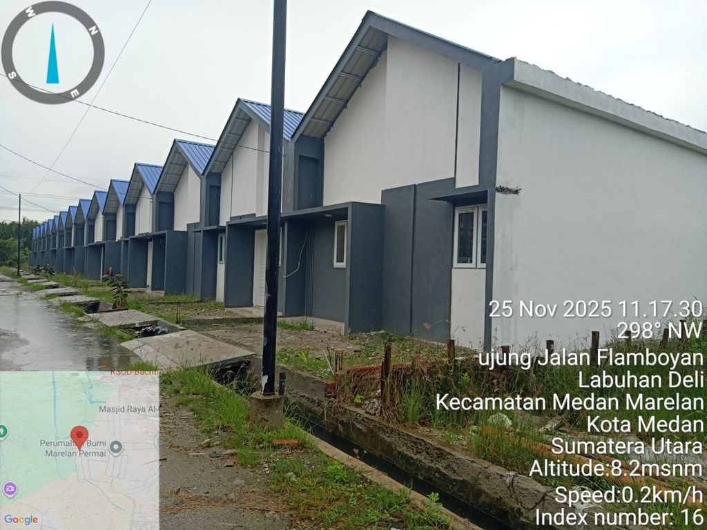 foto tampak rumah tipe SUBSIDI perumahan BUMI MARELAN PERMAI