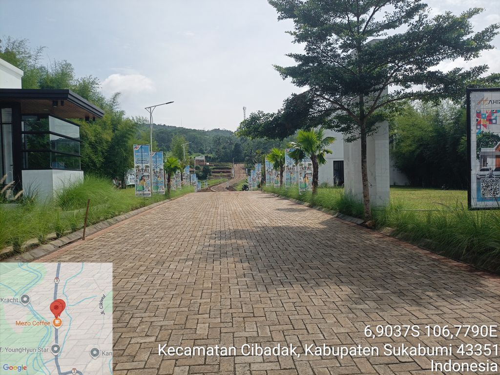 foto posisi tengah perumahan Sentosa Hills