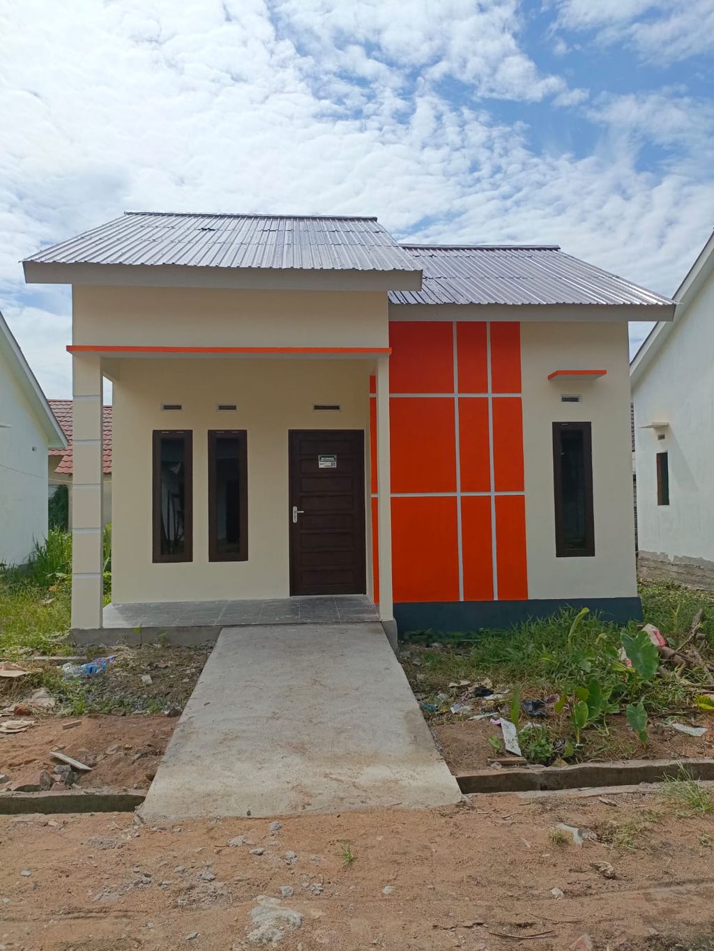 foto tampak rumah tipe 36 perumahan HARMONI INDAH 3