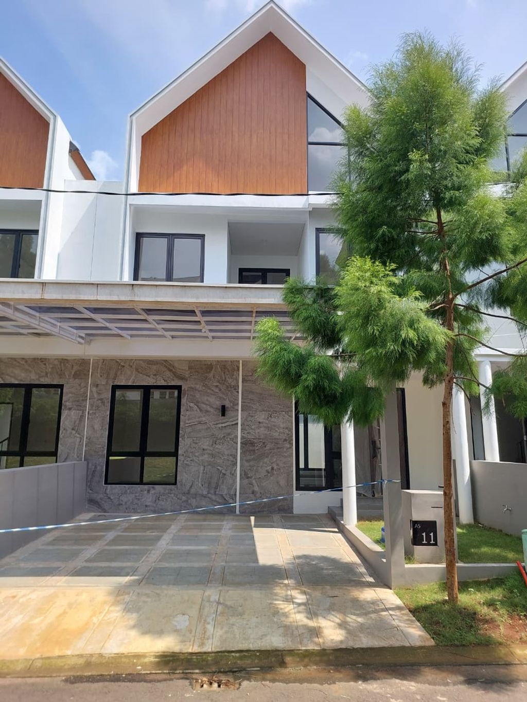 foto tampak rumah tipe HANARA KP A05/11 perumahan KEDATON PARK TAHAP 3B