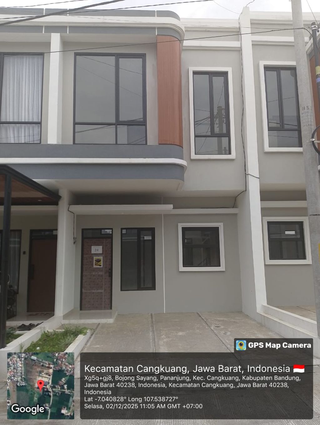 foto tampak rumah tipe 38 Compact (2 kamar) (373) perumahan G-Land Aleena Residence