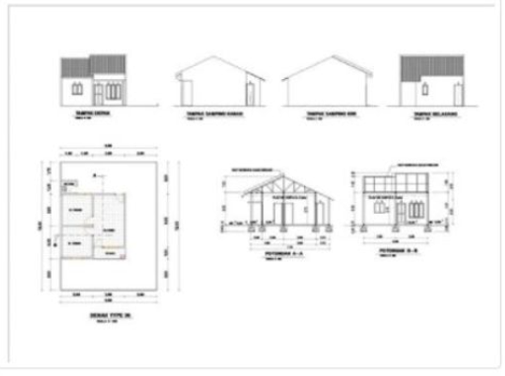 foto tampak rumah tipe 36 perumahan PERUMAHAN GRIYA BINTANG MAS TONDANO