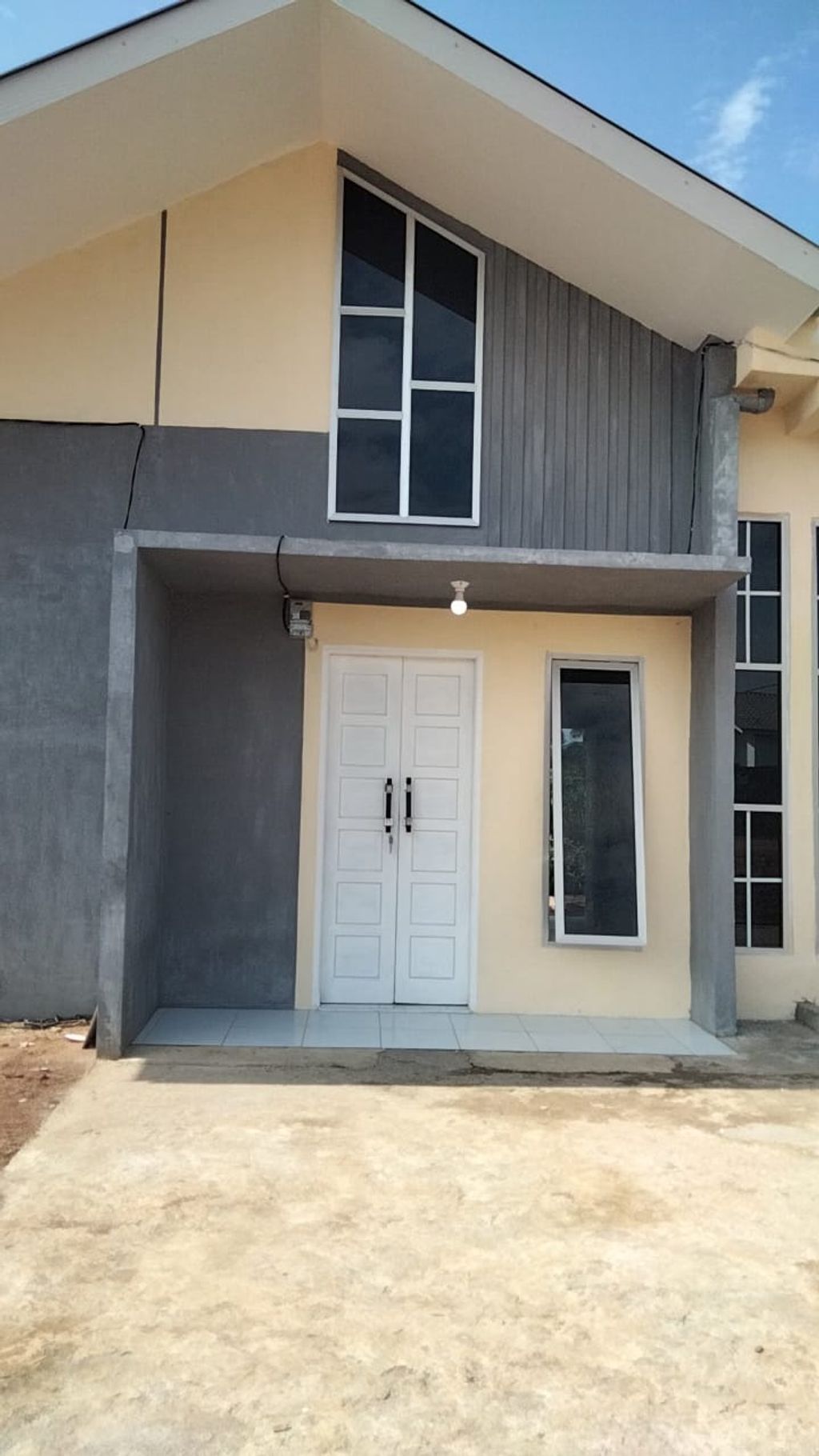 foto tampak rumah tipe SUBSIDI perumahan Citra Mandiri Residence