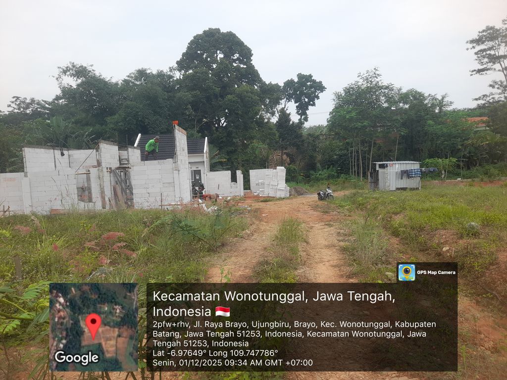 foto posisi tengah perumahan BUKIT ALAM INDAH RESIDENCE