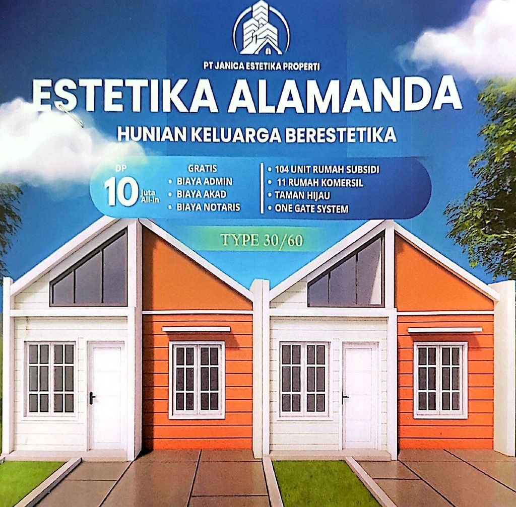 foto tampak rumah tipe 30/60 perumahan GRIYA PESONA ALAMANDA