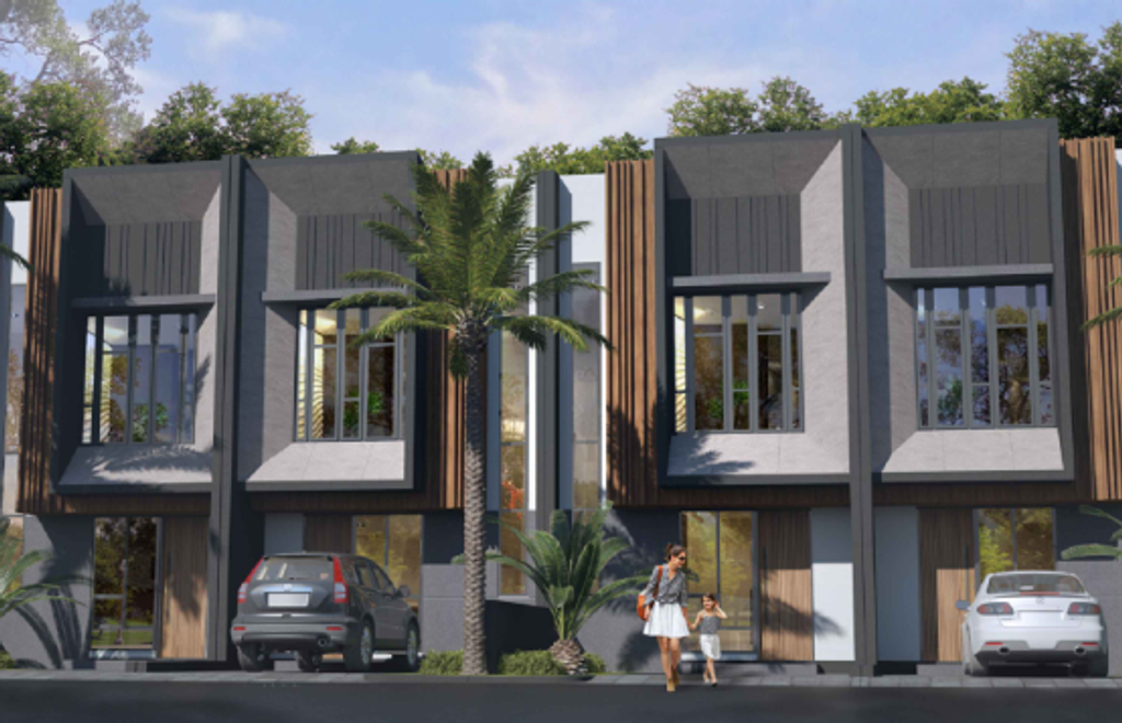 foto tampak rumah tipe Tulip 62/75 (605.034.000) perumahan PURI HARMONI PASIRMUKTI PERLUASAN