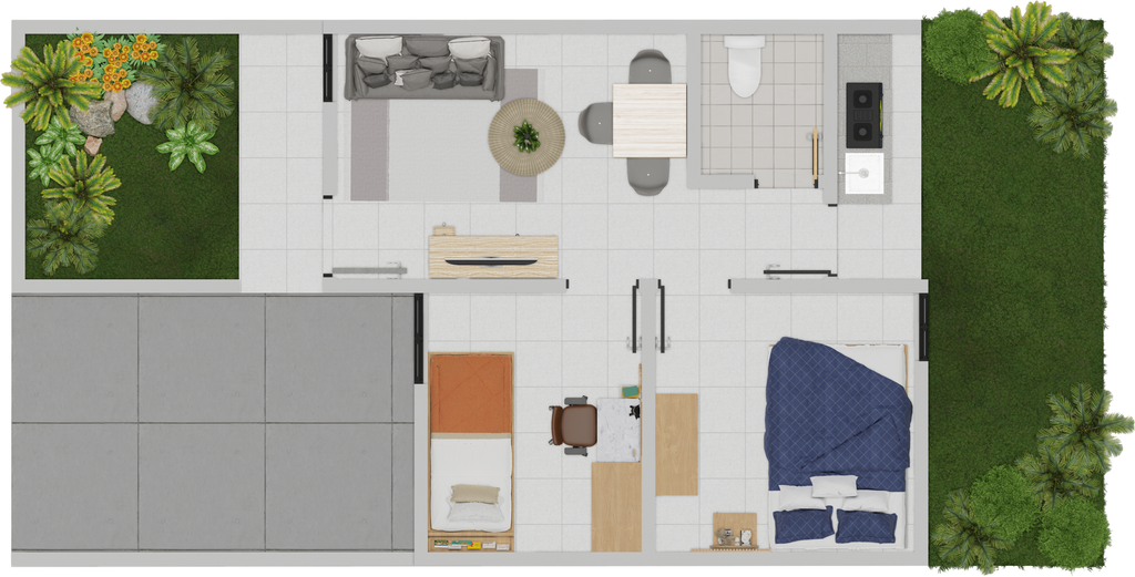 foto denah rumah tipe Safir perumahan Pondok Permata Tahap 4