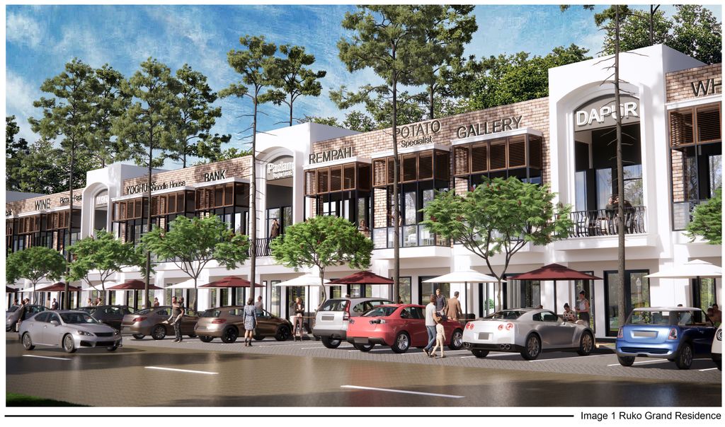 foto tampak rumah tipe SD 40 perumahan GRAND RESIDENCE CITY (SD)