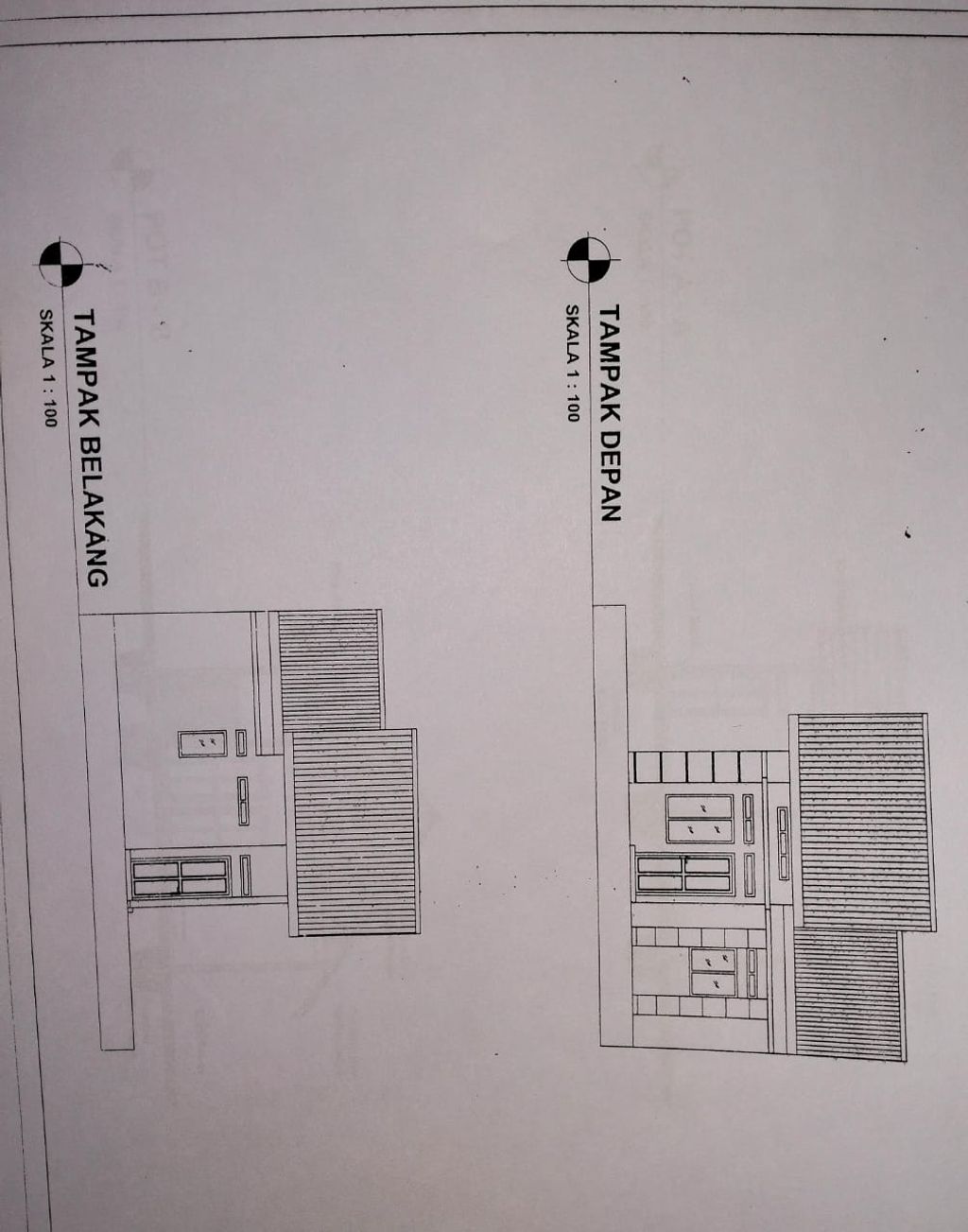 foto tampak rumah tipe 36 perumahan PERMATA VIOLA MATUNGKAS 2