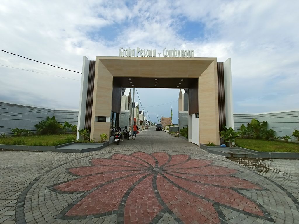 foto gerbang perumahan Graha Pesona
