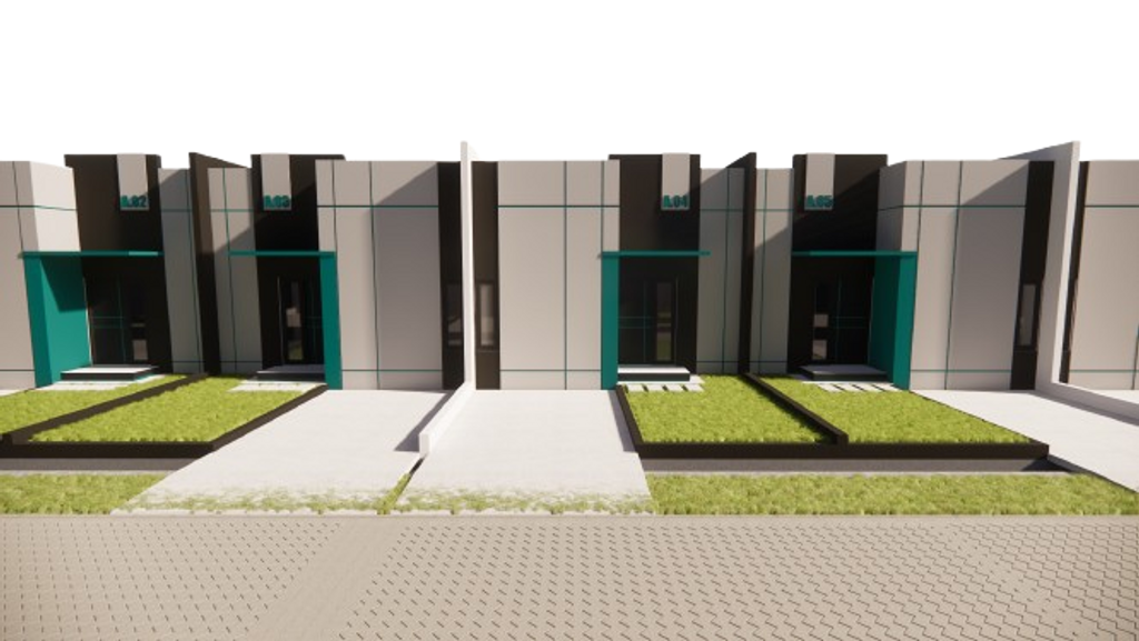 foto tampak rumah tipe 36/91 perumahan BUMI CITRA AL-FALAH