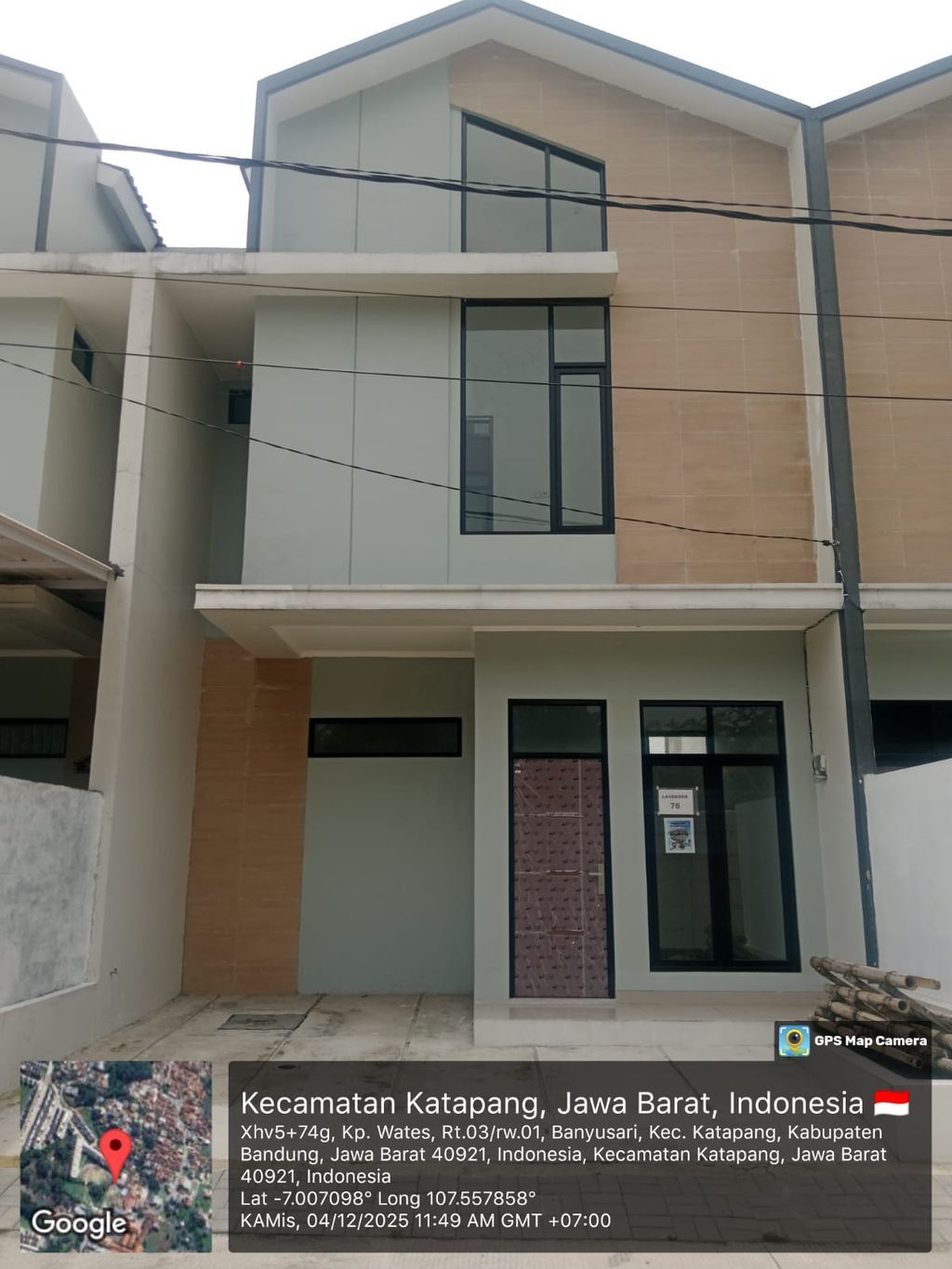 foto tampak rumah tipe 50 Compact (3 Kamar) High Ceiling (418) perumahan G-Land Katapang Residence 1