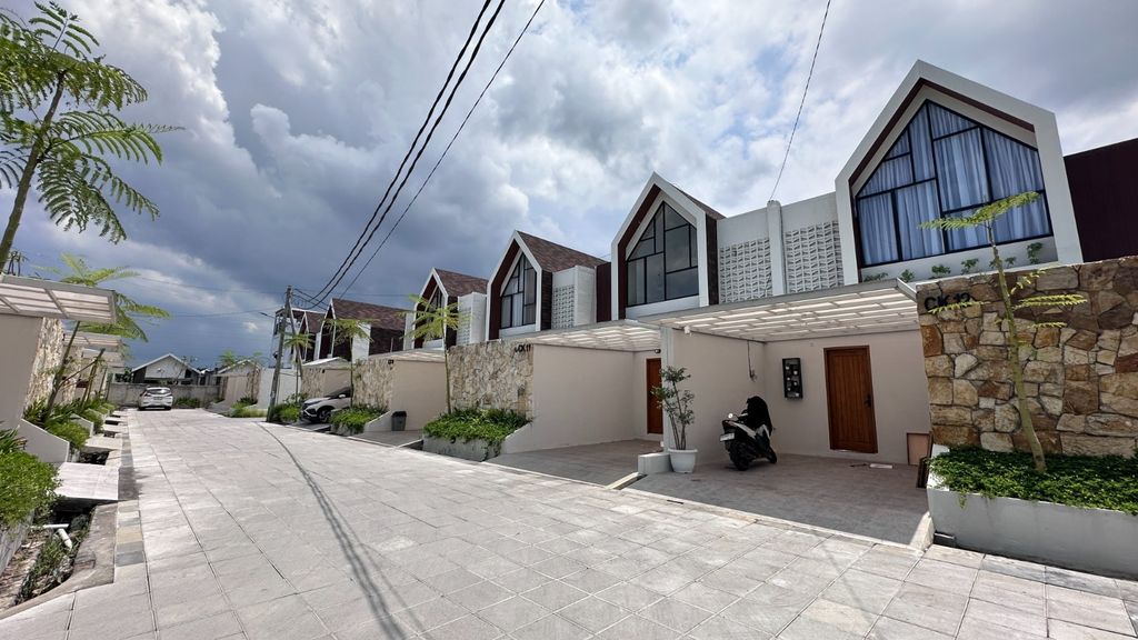 foto tampak rumah tipe 60/100 perumahan CASAKARA