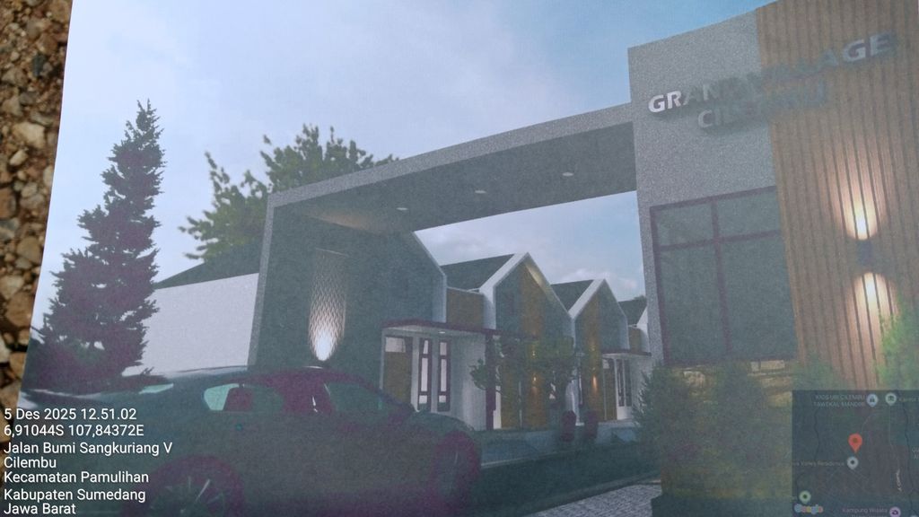foto gerbang perumahan GRAND VILLAGE CILEMBU