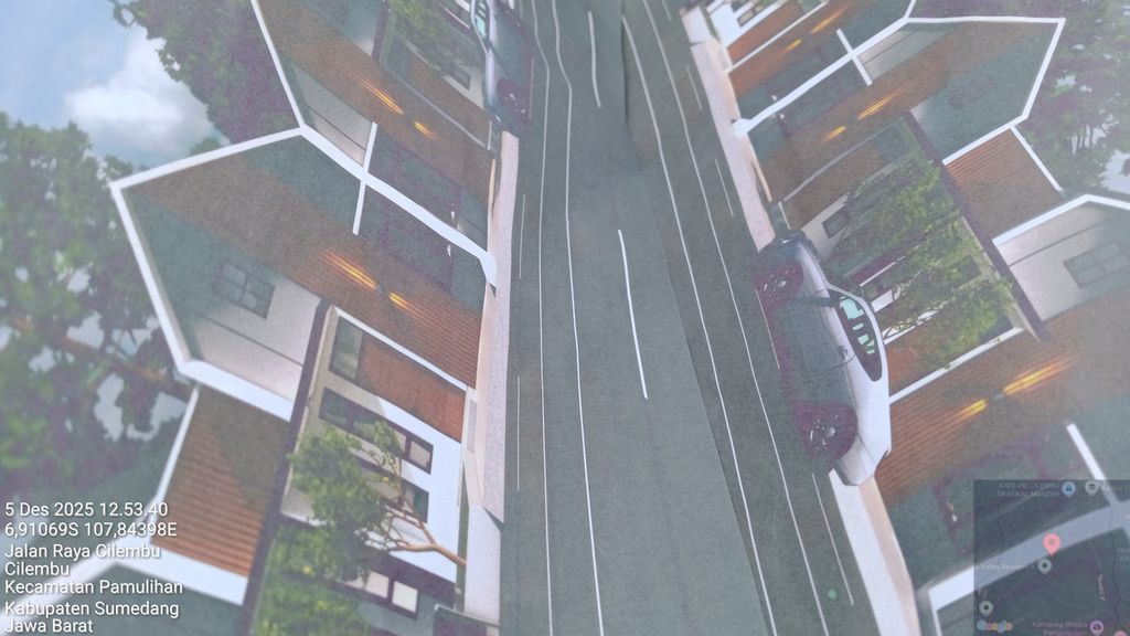 foto posisi tengah perumahan GRAND VILLAGE CILEMBU