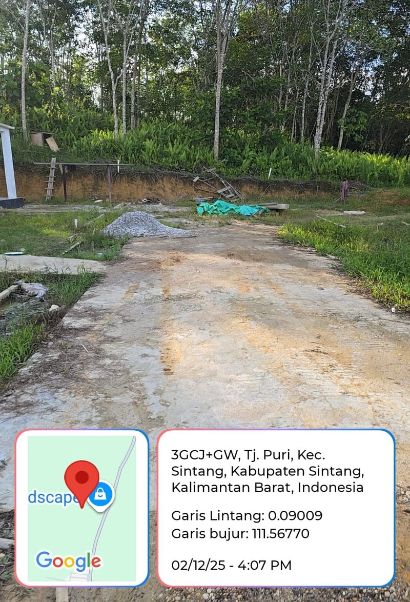 foto posisi tengah perumahan HARMONI VILLAGE