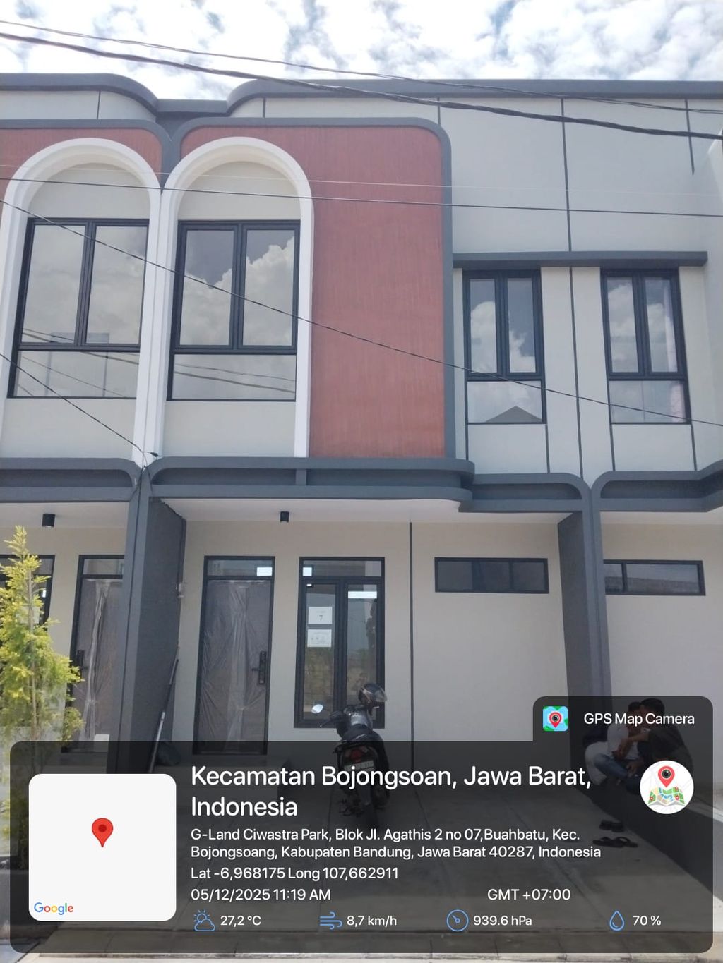 foto tampak rumah tipe 38 Compact 2 Kamar HC (414) perumahan G-Land Ciwastra Park 2