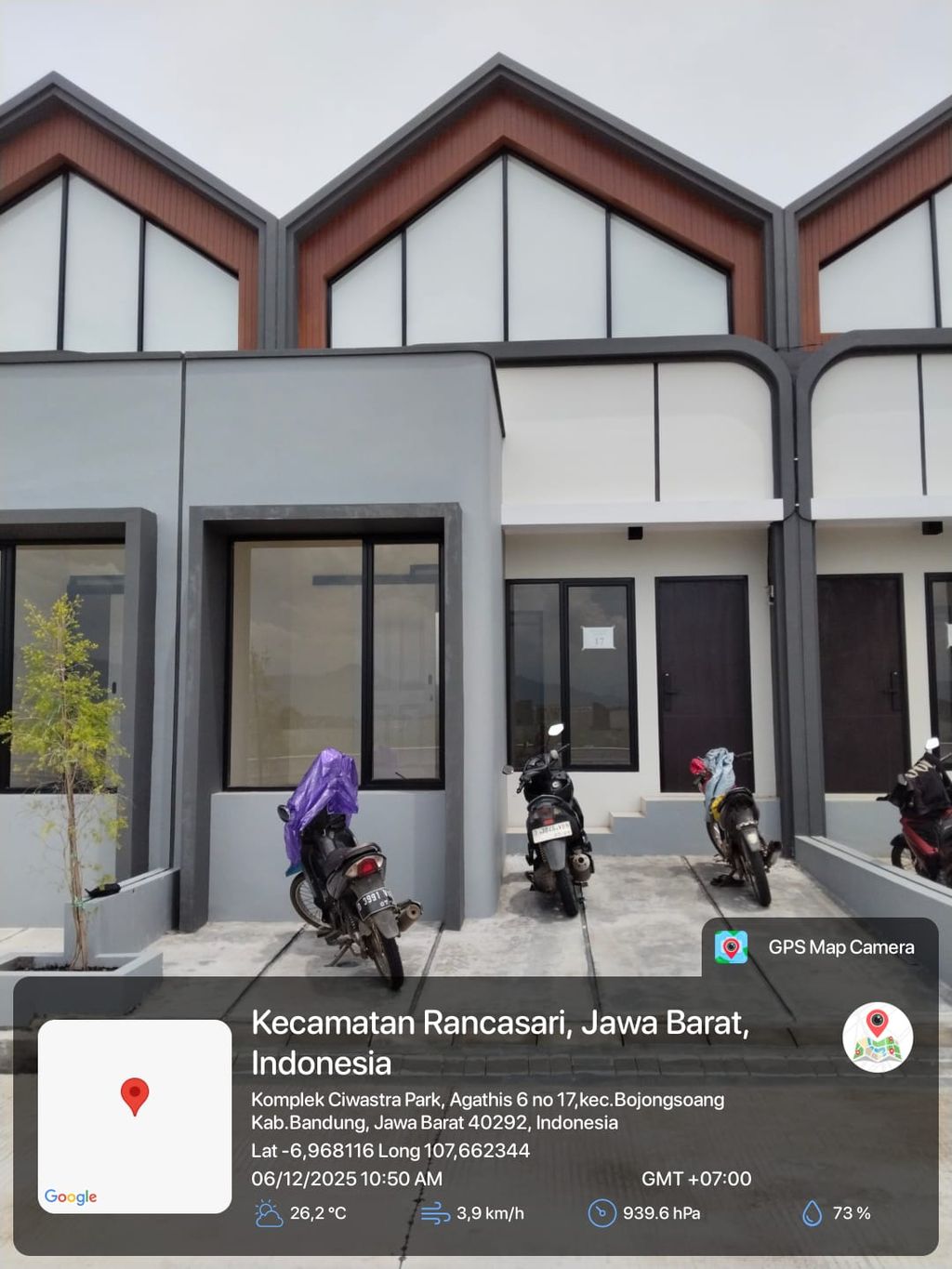 foto tampak rumah tipe 38 1 lantai (391) perumahan G-Land Ciwastra Park 2