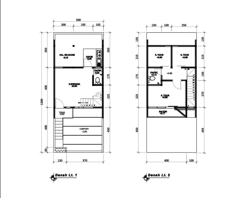 foto denah rumah tipe 50 Compact (3 kamar) (405) perumahan Bukit Sukanagara Resort
