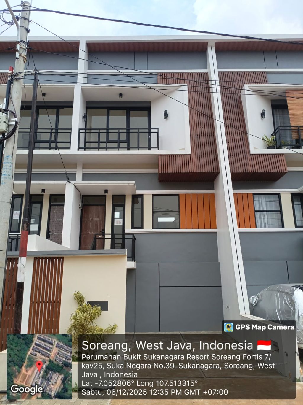 foto tampak rumah tipe 50 Compact (3 kamar) (405) perumahan Bukit Sukanagara Resort