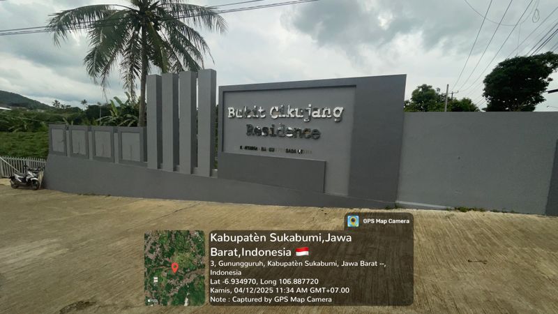 foto gerbang perumahan Bukit Cikujang Residence