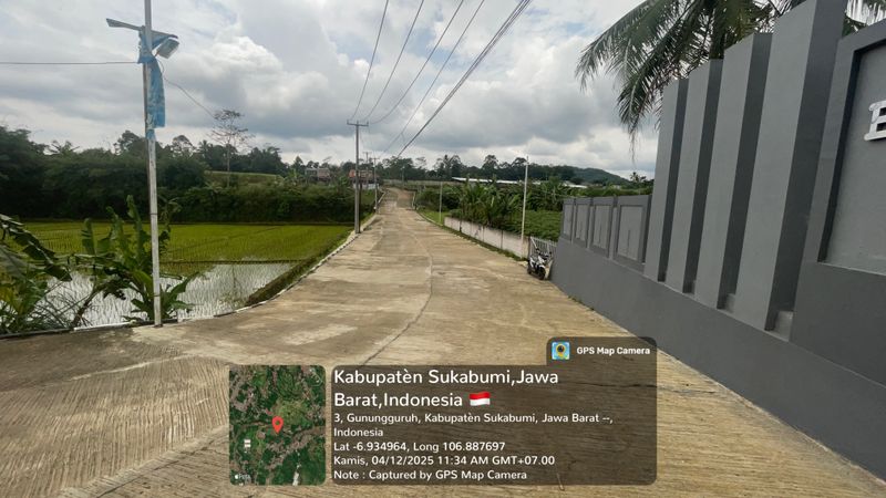 foto posisi tengah perumahan Bukit Cikujang Residence