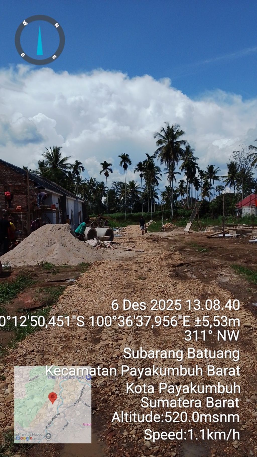 foto posisi tengah perumahan Latina Residence 3