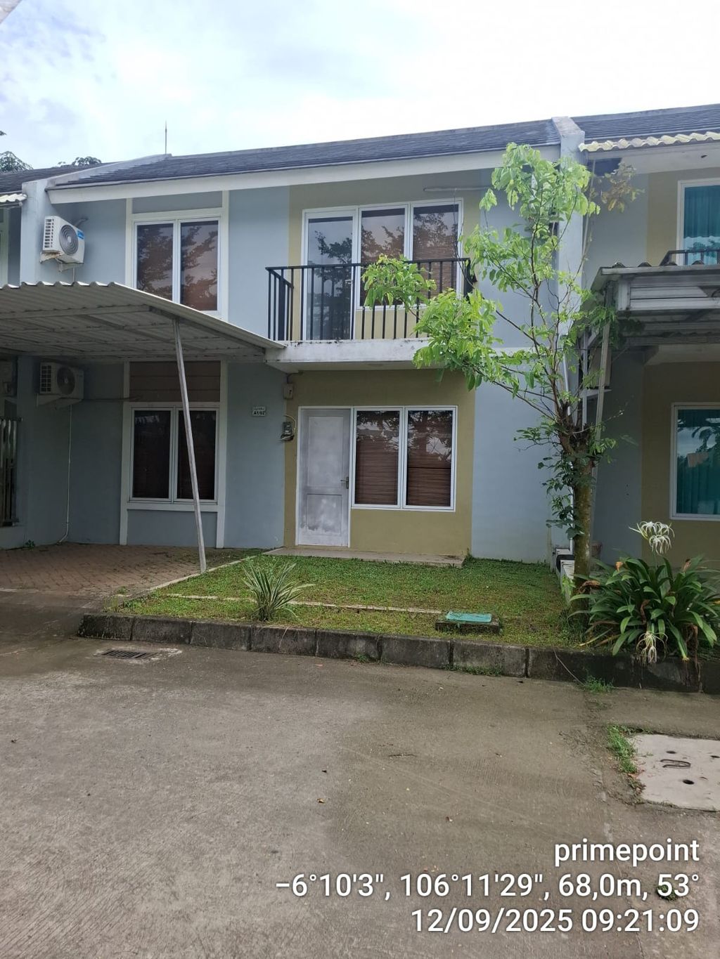 foto tampak rumah tipe 76/120 perumahan PRIME POINT