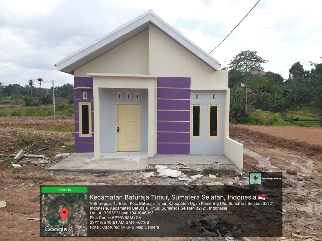 foto tampak rumah tipe 36 perumahan PURI ASRI PANCUR