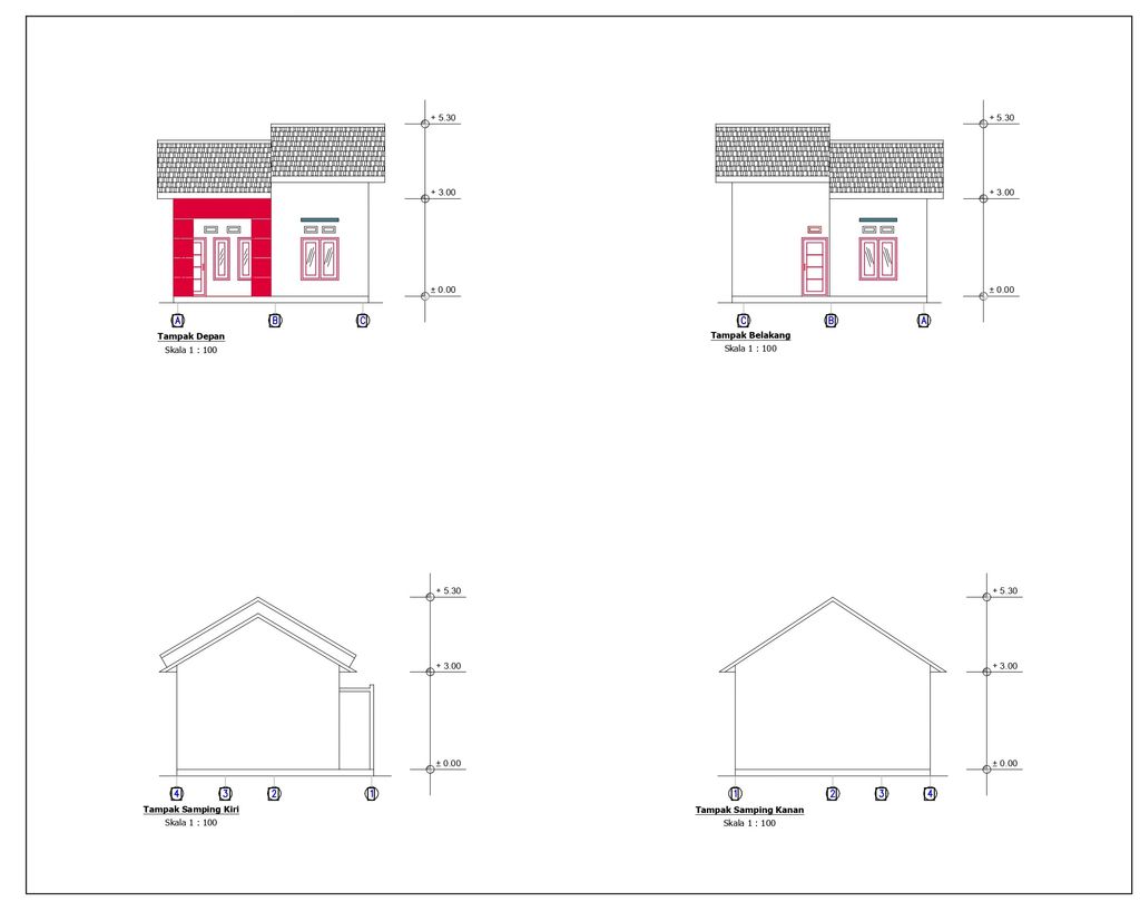 foto tampak rumah tipe 36 perumahan GRIYA PESONA MANDIRI