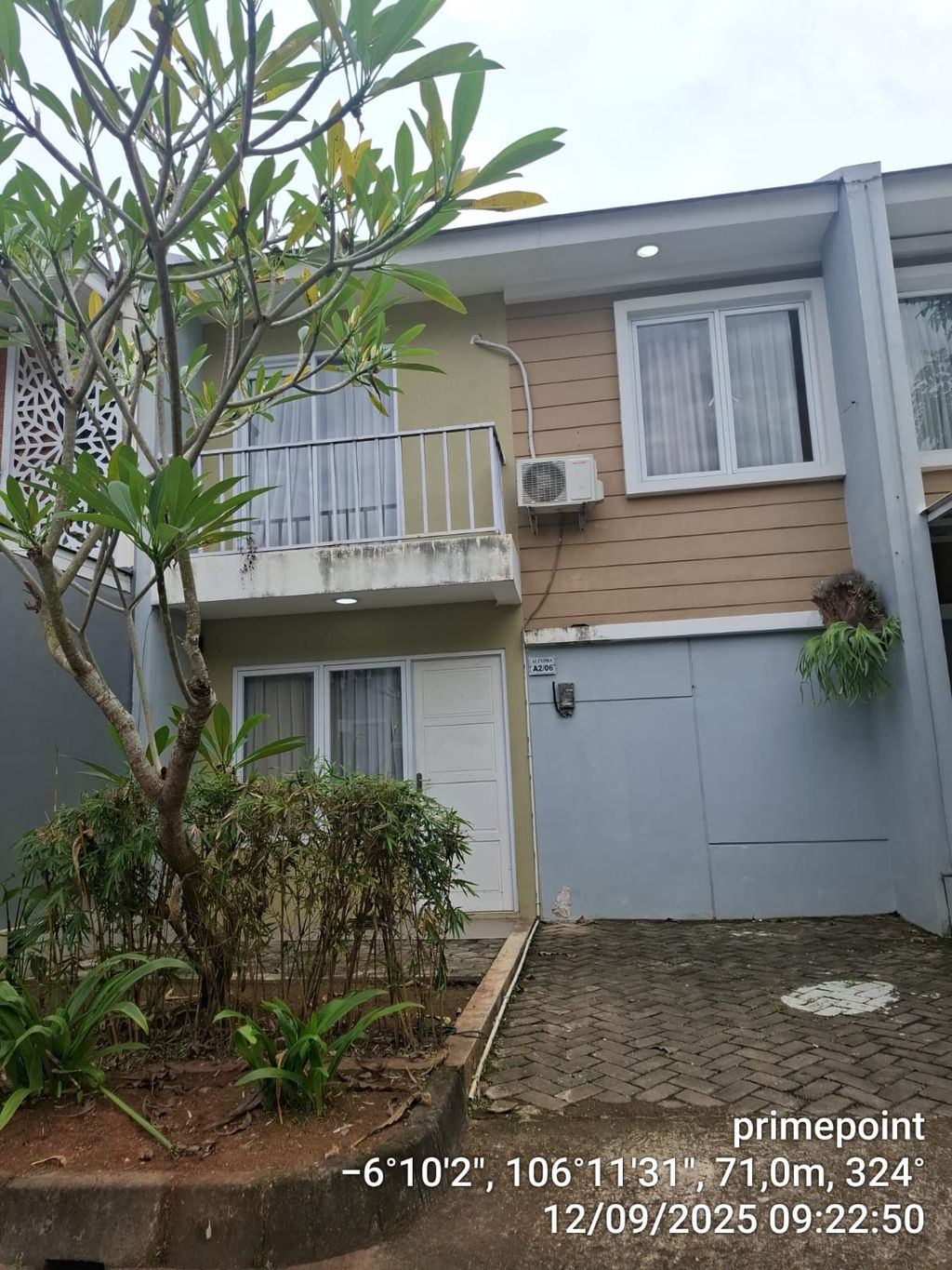 foto tampak rumah tipe 60/90 hook perumahan PRIME POINT