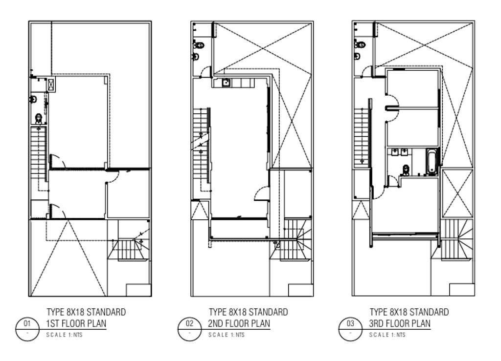 foto denah rumah tipe Tudor / Standard - Lake Vista H-007 perumahan Shila At Sawangan