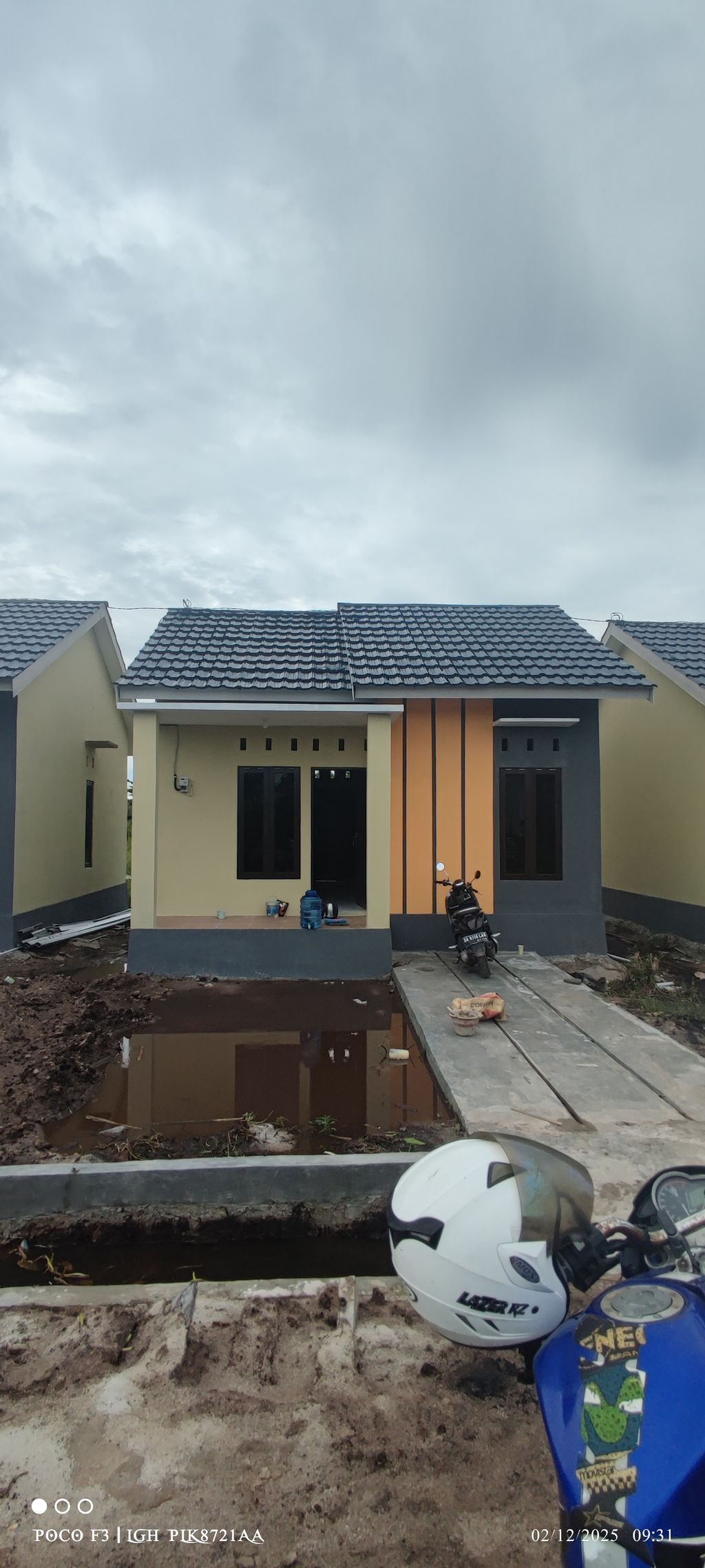 foto tampak rumah tipe 36 perumahan Perumahan Grace House Hiu Putih