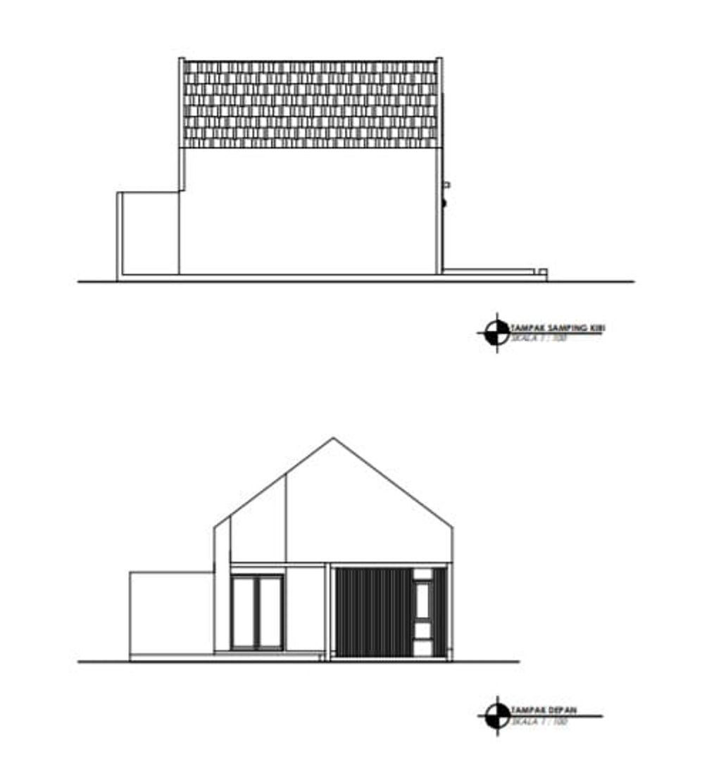 foto tampak rumah tipe 45 perumahan MANADO SYAKI PERMAI