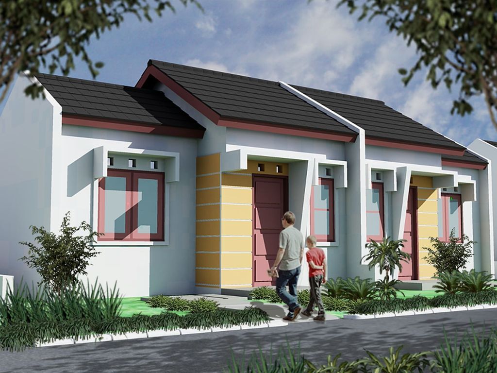 foto tampak rumah tipe 29/13 perumahan SERPONG SURADITA RESIDENCE (TAHAP 1)