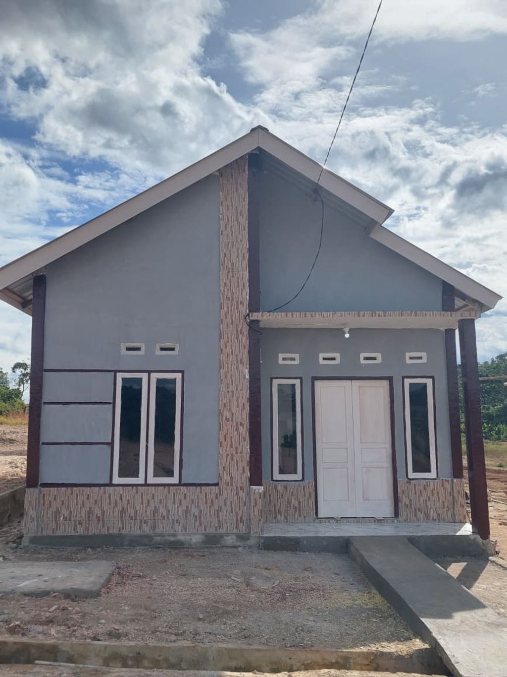 foto tampak rumah tipe 36 perumahan GRIYA PESONA INDAH