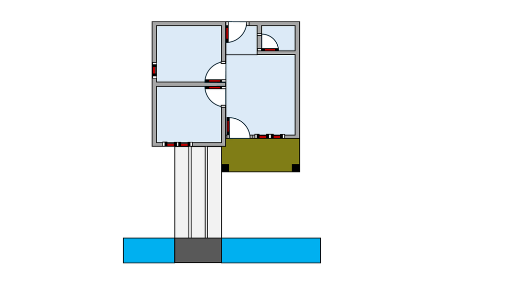 foto denah rumah tipe 36 perumahan Perumahan Grace House Hiu Putih
